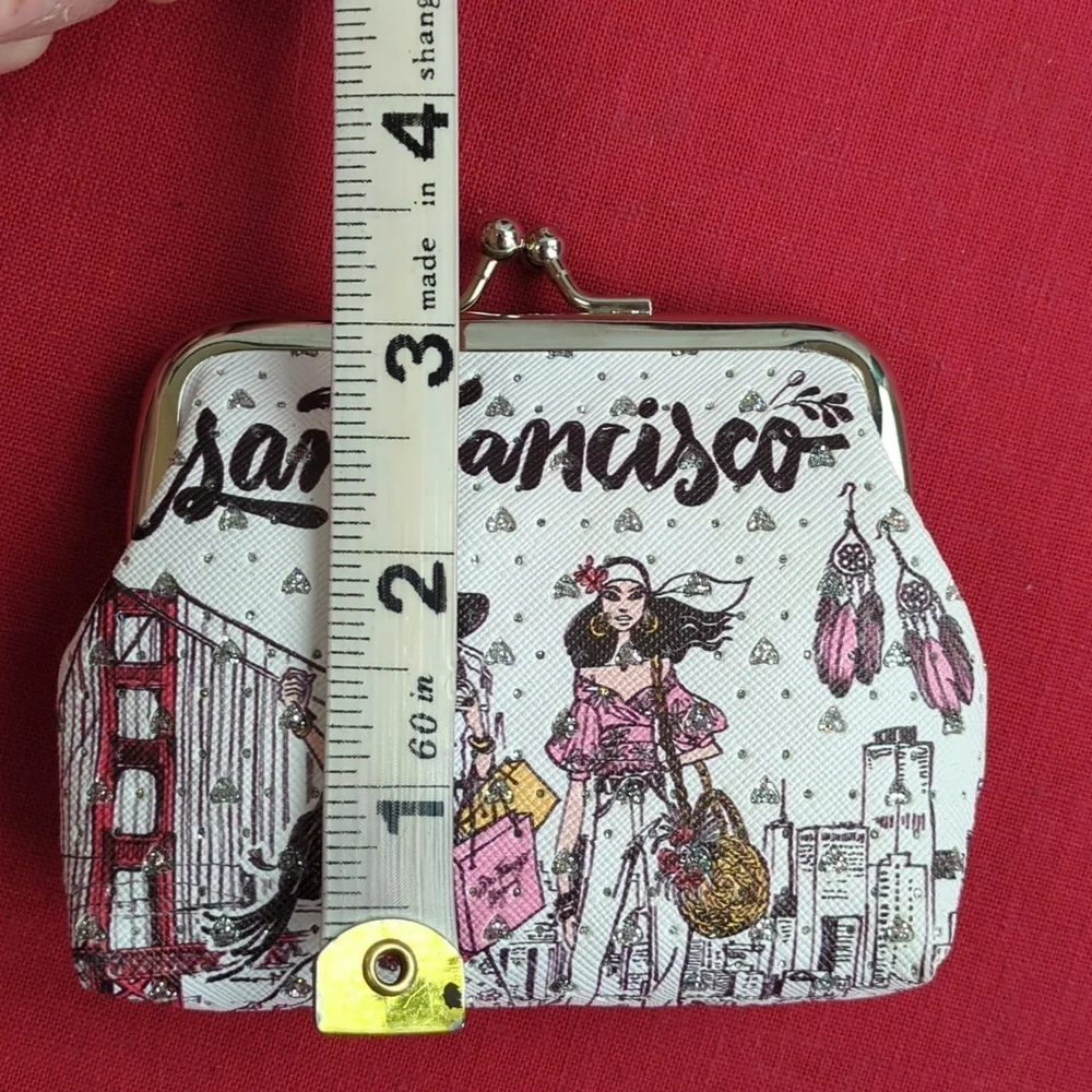 San Francisco Crystal Change Purse - Picture 8 of 8
